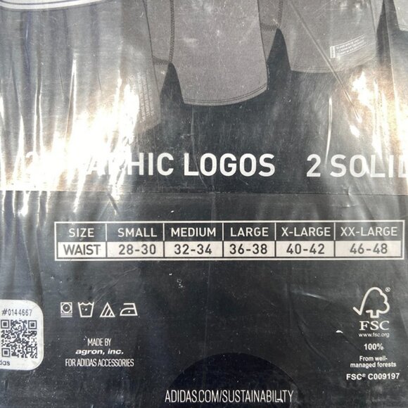 Adidas 4-Pack Boxer Briefs Size Small Performance Cotton Stretch Underwear Blue - Picture 2 of 3